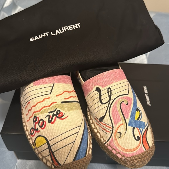 Brandnew YSL Espadrille Violin Multi Color - Picture 3 of 5
